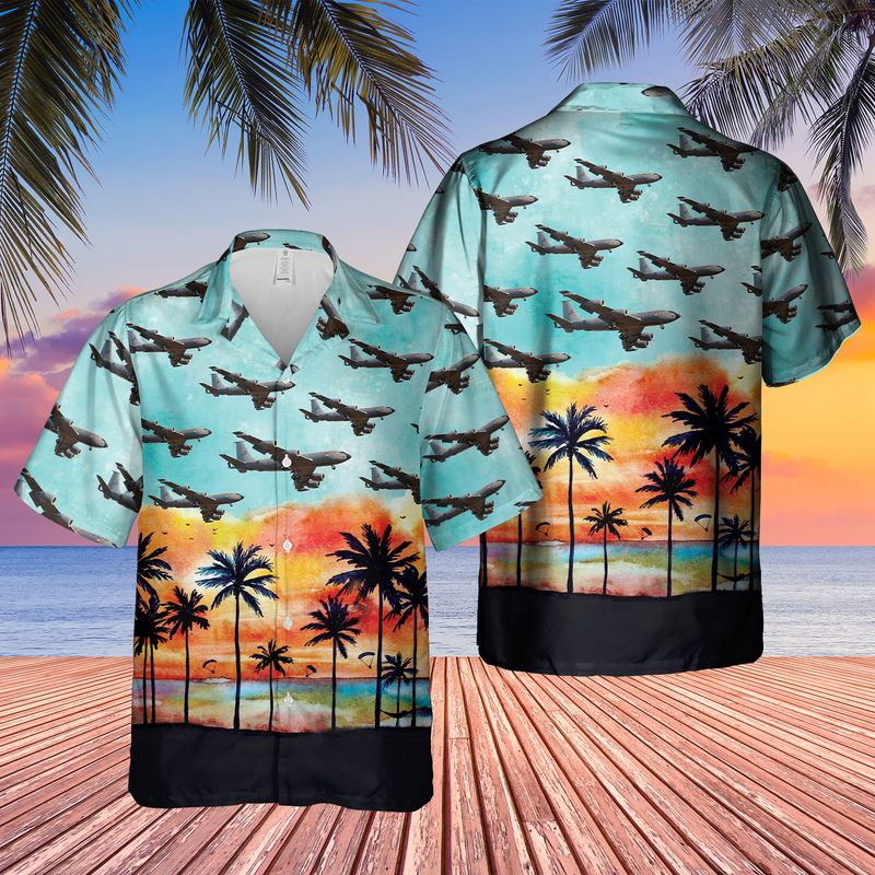 Us Air Force Kc-46 Pegasus Hawaiian Shirt – Beachwear For Men – Best Hawaiian Shirts