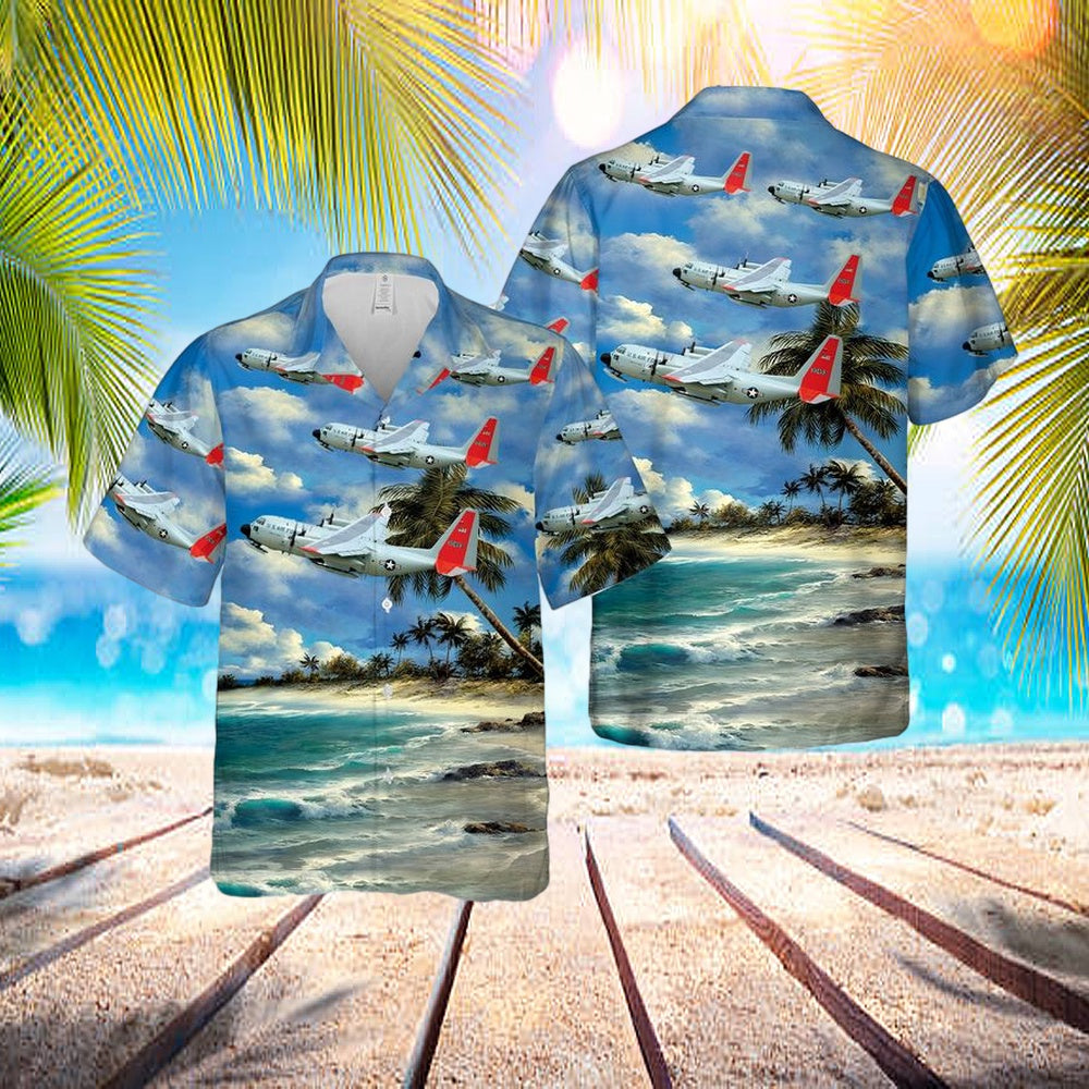 Us Air Force Lc-130 Hercules Skibird Hawaiian Shirt – Beachwear For Men – Best Hawaiian Shirts