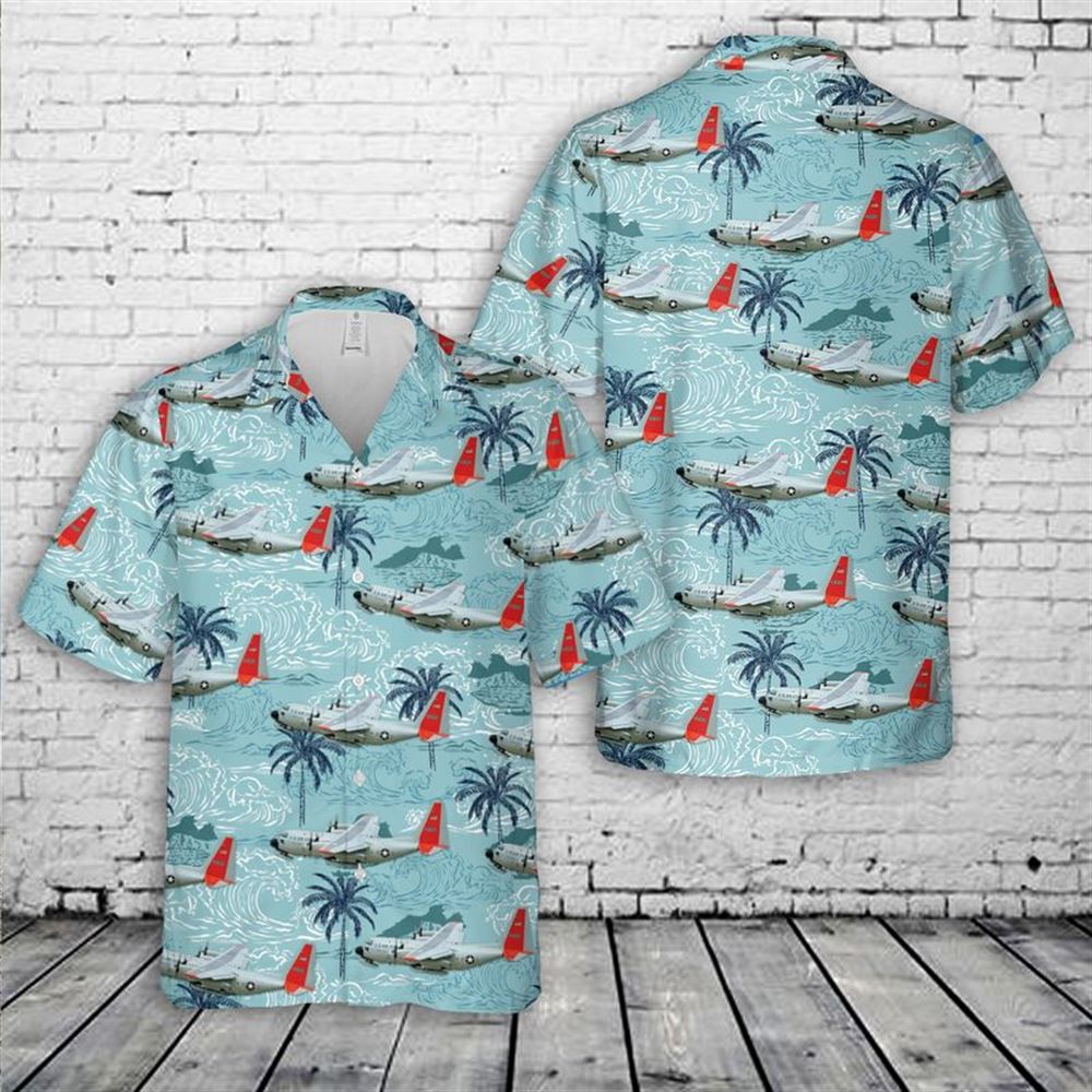 Us Air Force Lc-130 Hercules Skibird Hawaiian Shirt – Mens Hawaiian Shirt – US Air Force Gifts