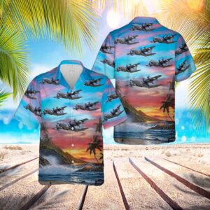 Us Air Force Lockheed Martin Mc-130j Commando II Hawaiian Shirt – Hawaiian Outfit For Men
