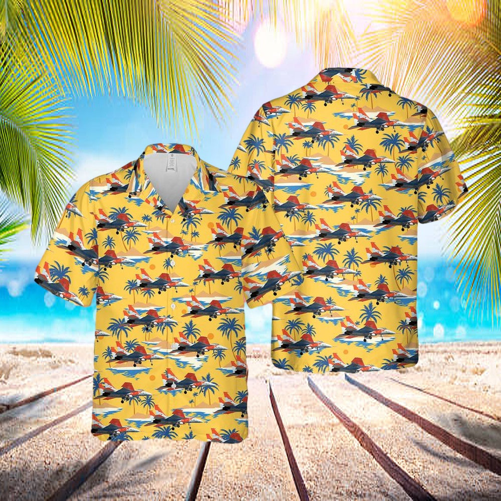 Us Air Force Mcdonnell Douglas F-15a (Sn 71-0280) The First Prototype Hawaiian Shirt – Beachwear For Men – Best Hawaiian Shirts