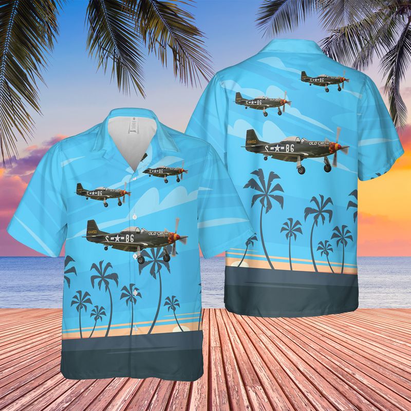 Us Air Force North American P-51d Mustang N167f, 44-73877 Old Crow Hawaiian Shirt – Beachwear For Men – Best Hawaiian Shirts Us Air Force North American P-51d Mustang N167f, 44-73877 Old Crow Hawaiian Shirt – Beachwear For Men – Best Hawaiian Shirts