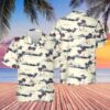 Us Air Force Ohio Air National Guard 162d Tactical Fighter Squadron, 178th Tactical Fighter Group Ltv A-7d Corsair Ii Hawaiian Shirt