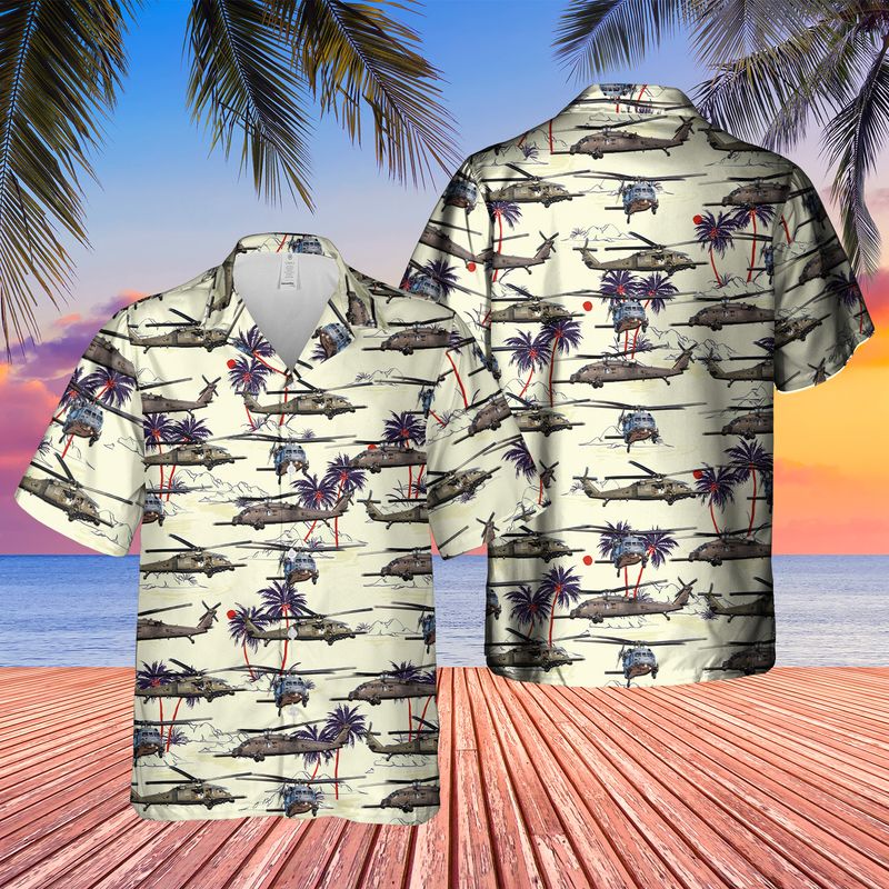 Us Air Force Sikorsky Hh-60g Pave Hawk (S-70a) Hawaiian Shirt – Beachwear For Men – Best Hawaiian Shirts