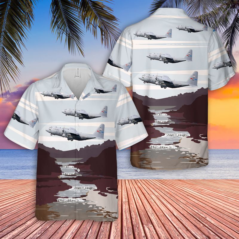 Usaf 910th Airlift Wing Lockheed C-130h Hercules Hawaiian Shirt – Beachwear For Men – Best Hawaiian Shirts