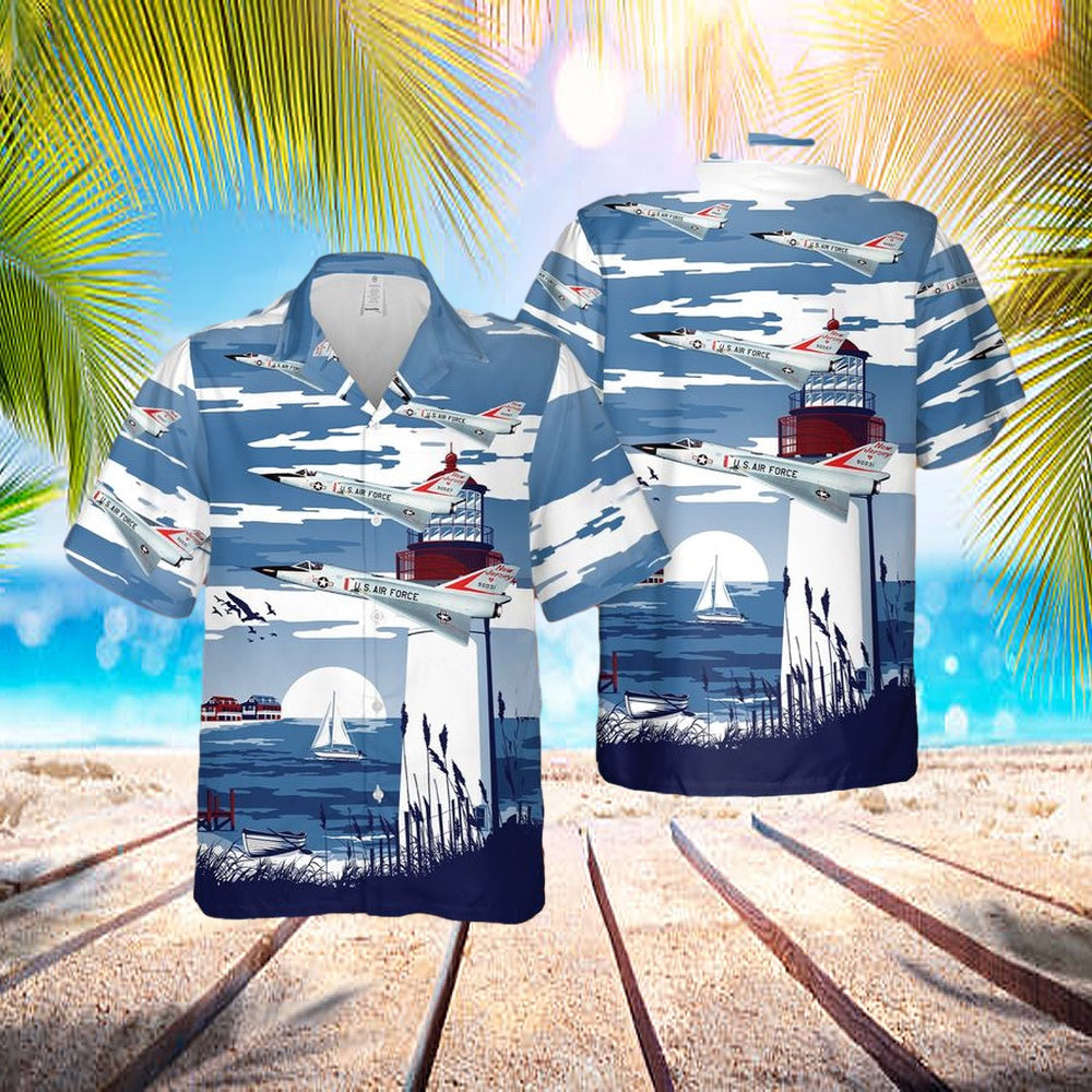 Usaf New Jersey Ang 119th Fighter Interceptor Squadron F-106s Hawaiian Shirt – Beachwear For Men – Best Hawaiian Shirts