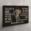 Way Maker Miracle Worker Jesus Lion Of Judah Canvas Wall Art Print – Christian Wall Art Canvas