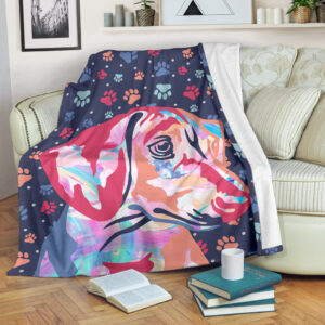 Watercolor Dachshund Fleece Throw Blanket – Pendleton&hellip;