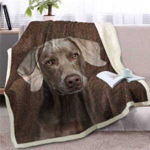Weimaraner Face Fleece Throw Blanket – Pendleton&hellip;