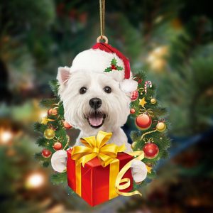 West Highland White Terrier-Dogs Give Gifts Hanging&hellip;