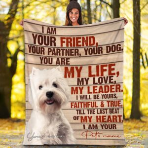 West Highland White Terrier Fleece Throw Blanket&hellip;