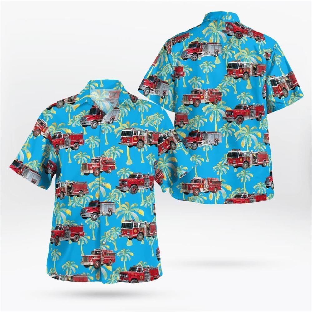 White Creek, Washington County, New York, White Creek Fire Department Hawaiian Shirt – Gifts For Firefighters In White Creek, NY