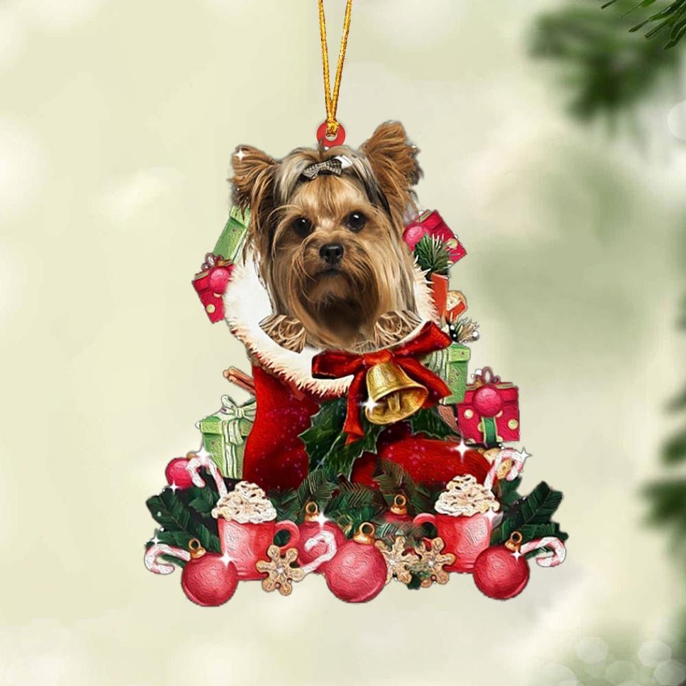 Yorkshire Red Boot Hanging Christmas Plastic Hanging Ornament –  Xmas Decoration