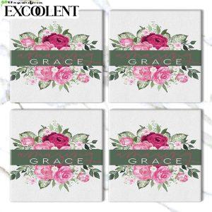 Amazing Grace Stone Coasters Coasters Gifts For Christian 3 t shirt
