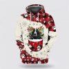 Basset Hound In Snow Pocket Merry Christmas All Over Print 3D Hoodie – Dog Lover Christmas Hoodie