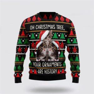 Awesome Cat Funny Family Ugly Christmas Sweater&hellip;