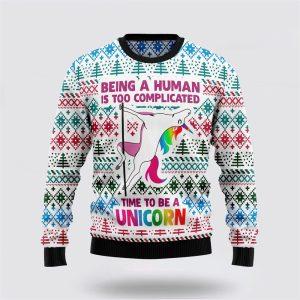Be A Unicorn Ugly Christmas Sweater –&hellip;