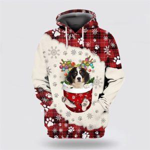 Bernese Mountain Dog In Snow Pocket Merry&hellip;