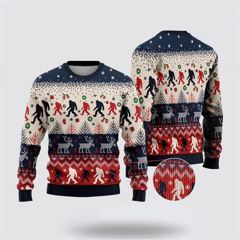 Bigfoot Christmas Sweater – Best Gift For Christmas