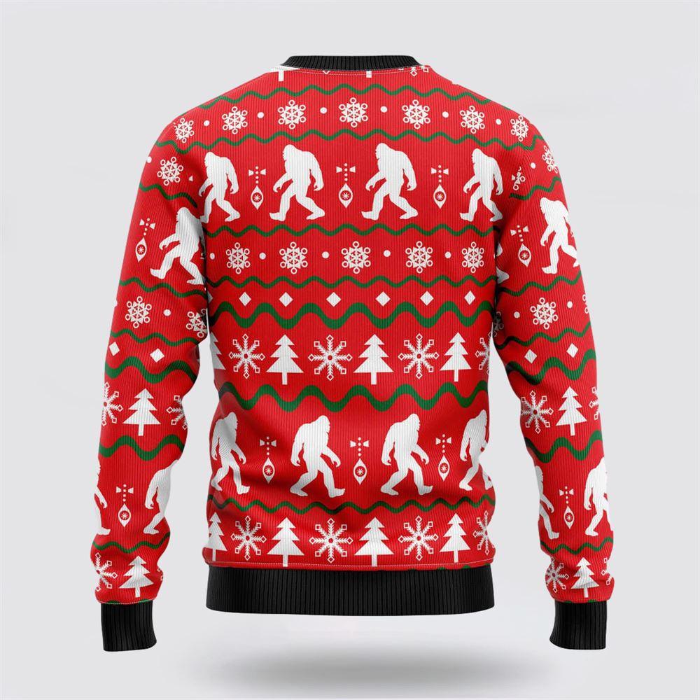 Bigfoot Christmas Sweater – Gifts For Bigfoot Believers