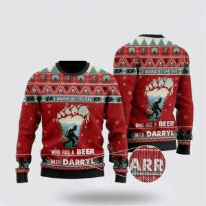Bigfoot Christmas Sweater 3D Printed Ugly Xmas&hellip;
