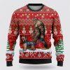Bigfoot Goes To Spend Christmas With Doberman Ugly Christmas Sweater – Best Gift For Christmas