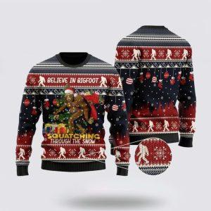Bigfoot Lover Ugly Christmas Sweater Men &&hellip;