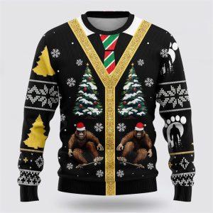 Bigfoot Master Surfer Ugly Christmas Sweater –&hellip;