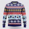 Bigfoot Red And Gray Pattern Ugly Christmas Sweater – Best Gift For Christmas