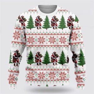 Bigfoot Santa Gift Ugly Christmas Sweater –&hellip;