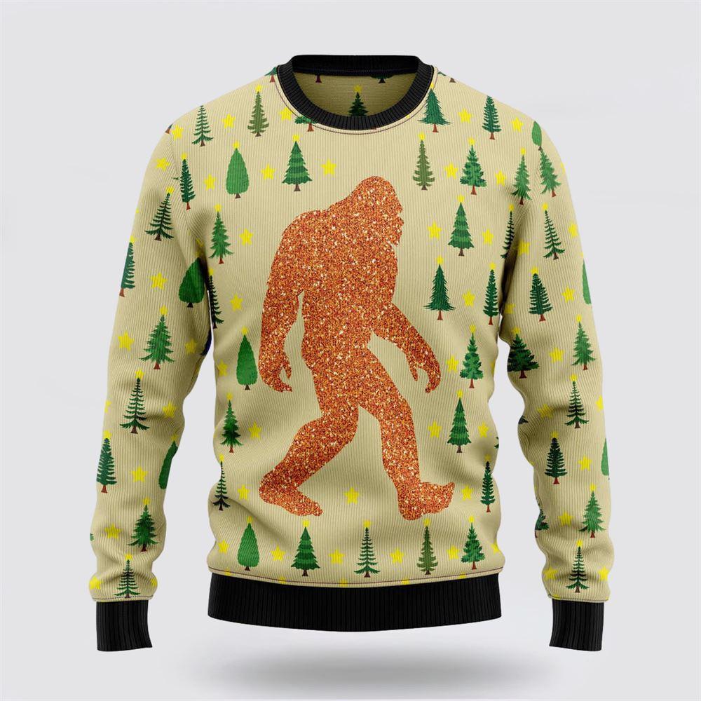 Bigfoot Sasquatch Ugly Christmas Sweater – Gifts For Bigfoot Lovers