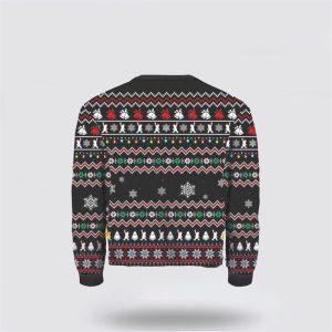 Bigfoot Squatchin’ Through The Snow Ugly Sweater&hellip;