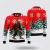 Bigfoot Unicorn Squatching Through The Snow Ugly Christmas Sweater – Best Gift For Christmas