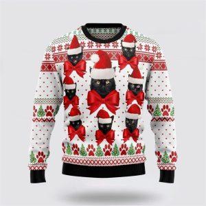 Black Cat Ball Ugly Christmas Sweater –&hellip;