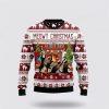 Black Cat Christmas Beauty Ugly Christmas Sweater – Cat Lover Christmas Sweater