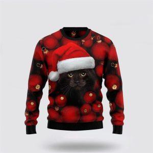 Black Cat Christmas Funny Family Ugly Christmas&hellip;