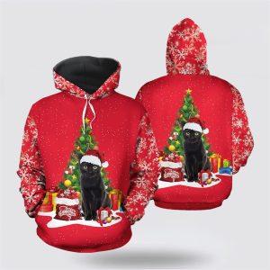 Black Cat Christmas Tree All Over Print 3D Hoodie Cat Lover Christmas Hoodie 3 xtlfbz.jpg