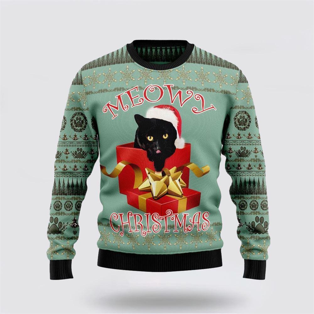 Black Cat Gift Ugly Christmas Sweater – Cat Lover Christmas Sweater Black Cat Gift Ugly Christmas Sweater – Cat Lover Christmas Sweater