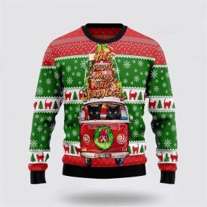 Black Cat Little Christmas Ugly Christmas Sweater&hellip;