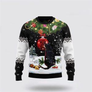 Black Cat Mirror Ugly Christmas Sweater –&hellip;