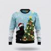 Black Cat Moon And Back Ugly Christmas Sweater – Cat Lover Christmas Sweater Black Cat Moon And Back Ugly Christmas Sweater – Cat Lover Christmas Sweater