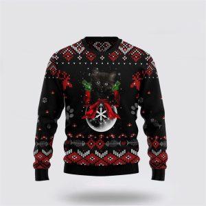 Black Cat Ornament Christmas Ugly Christmas Sweater&hellip;