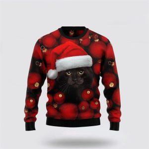Black Cat Ornament Ugly Christmas Sweater –&hellip;