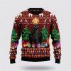 Black Cat Pattern Ugly Christmas Sweater – Cat Lover Christmas Sweater