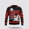 Black Cat Socks Ugly Christmas Sweater – Cat Lover Christmas Sweater