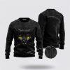 Black Cat Ugly Christmas Sweater 3D – Cat Lover Christmas Sweater