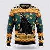 Black Cat Ugly Funny Family Ugly Christmas Sweater – Cat Lover Christmas Sweater