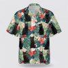 Black Cat Pumpkin Halloween Pattern Hawaiian Shirt