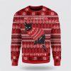 Black Cat Vintage Flower Ugly Christmas Sweater – Cat Lover Christmas Sweater