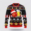 Bowling And Gnomes Lovers Gift Oh Bowly Night Ugly Christmas Sweater – Christmas Gift For Bowling Enthusiasts